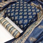 Blue - 3PIC cotton dress Material